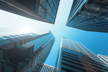 Nowoczesne budynki w Nowym Jorku