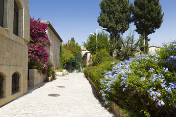 Ulica w starym mieście Jerusalem, Israel