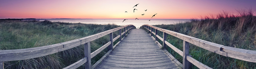 romantyczna plaża panorama