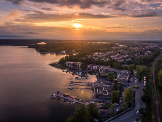 Olsztyn z lotu ptaka