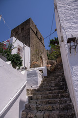 Lindos, Grecja - romantyczne uliczki