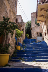 Symi, Grecja - romantyczne uliczki