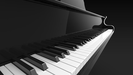 Klawiatura fortepianowa Perth blisko