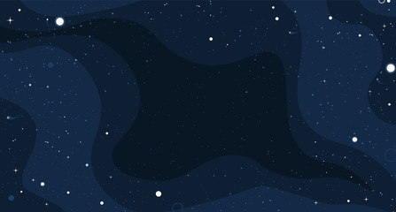 Vector flat space design background with small elements