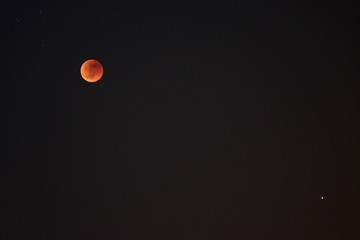 Krwawy Księżyc i Mars