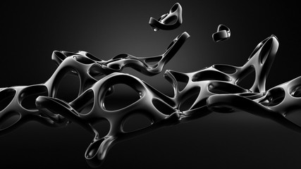 Streszczenie tło kształt. 3d.