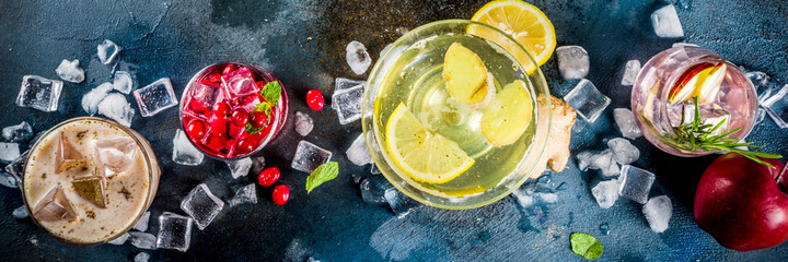 DRINKI I NAPOJE Z LODEM KOSTKI LODU