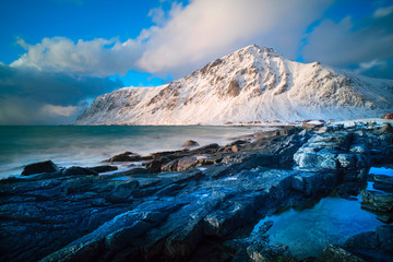 Przybrzeżny krajobraz Norwegii