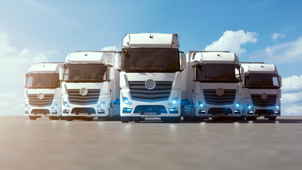 Flota samochodów ciężarowych