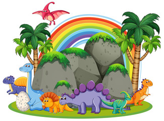Wiele dinozaurów w przyrodzie