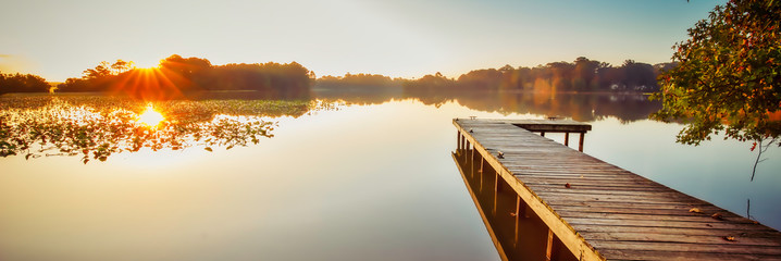 Molo nad jeziorem Bradford