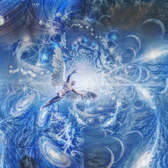 Anioł w tunelu kosmicznym