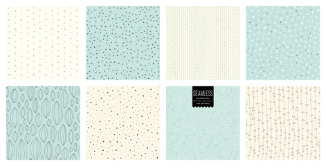 Set abstrakcjonistyczni kwadratowi tła i nakreślenie kropek tekstury.