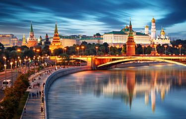 Moskwa pejzaż miejski w Rosja, Kremlin