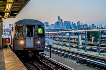 G Train at Station
