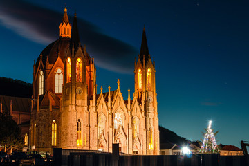 katedra św. Wita w nocy