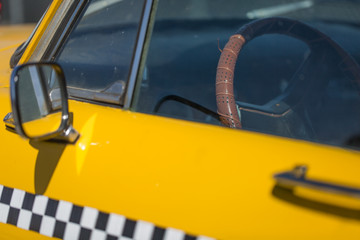 taksówka w mieście