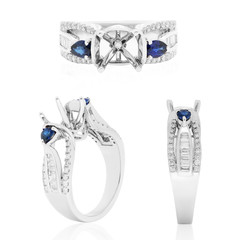 biżuteria z brylantami i kolczykami szmaragdowo-rubinowymi i szafirowymi