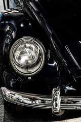 Reflektor samochodowy retro