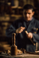 szczegóły rzemiosła drewna