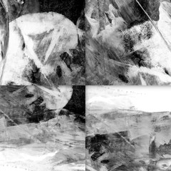 Zestaw tła szarej farby