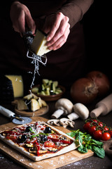 pizza warzywna i jej składniki