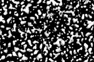 Czarno-białe splatters atramentu i wyciek