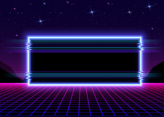 miejsce fala retro tło dla tekstu