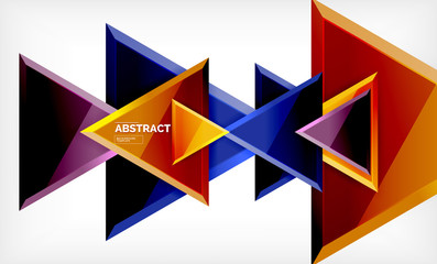 Latający trójkąt tło kompostium