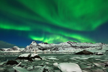 Aurora borealis nad Norwegią