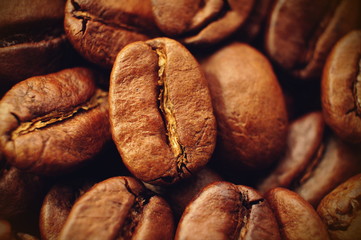 tło ziaren kawy