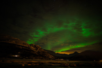 Zorza polarna w Troms