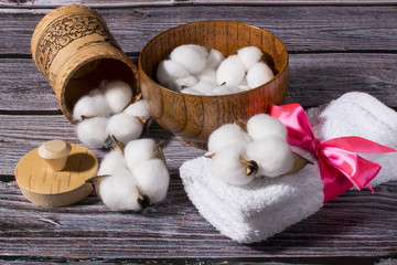 Zabiegi spa i bawełna. Naturalne składniki do zabiegów.