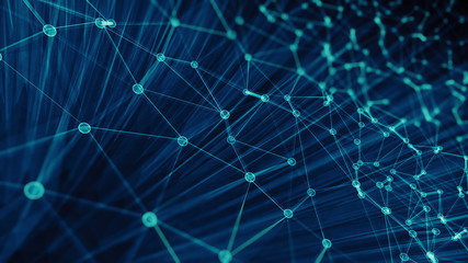 Nowożytnych trójboków technologii podłączeniowy tło