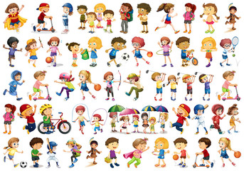 Dzieci uprawiające sport.