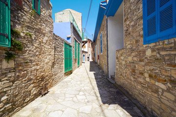 Uliczki w stary miasteczkach