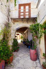 Uliczki w stary miasteczkach