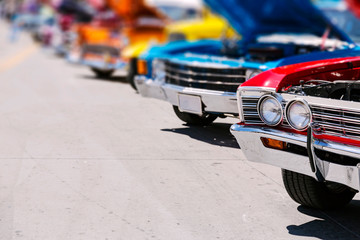 Klasyczny amerykański wyświetlacz uliczny