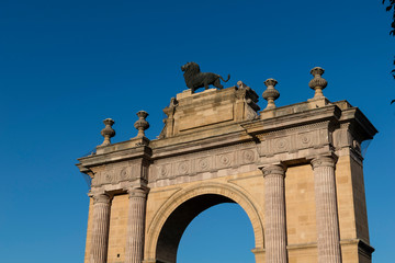 Arco de la calzada, león guanajuato, mexico