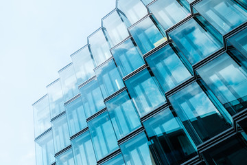 modern architecture, office building glass facade