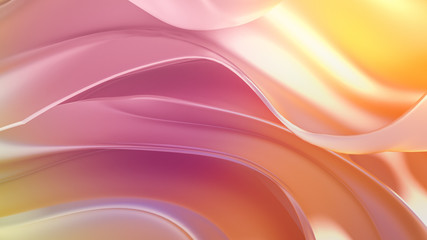 Luksusowa elegancka tkanina abstrakcja tło. 3d ilustracja, 3d rendering.