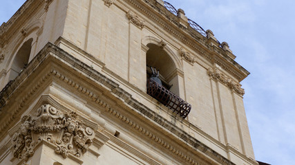 Noto, Sycylia, Włochy, schody, katedra, 