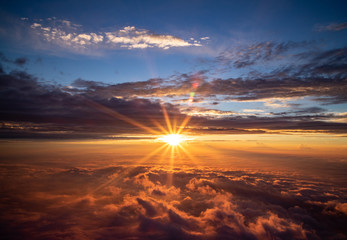 Wschód słońca na Fudżi 