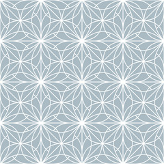 Kwiatowy wzór geometryczny. Bezszwowe tło wektor. Biało-różowy ornament. 