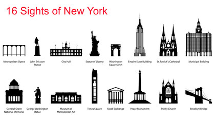 16 Sights of NEW YORK