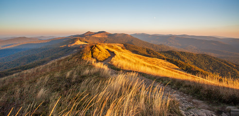 Piękne góry w Polsce - Bieszczady