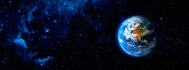 Widok ziemi z księżyca.