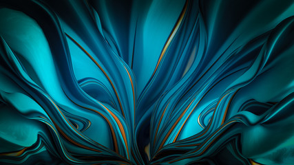 Jasne tło z wolumetrycznym wzorem i nadrukiem. 3d ilustracja, 3d rendering.