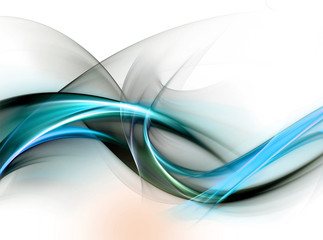 niebieska abstrakcja