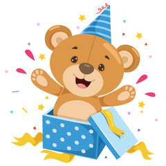 MIŚ NIESPODZIANKA URODZINY W PUDEŁKU